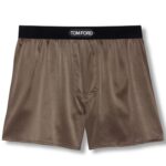 TOM FORD SILK BOXERS BROWN