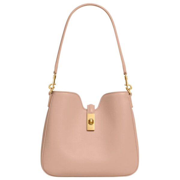 CELINE SMALL CAMILLE 16 SOFT BAG IN SMOOTH CALFSKIN RICE - Image 2