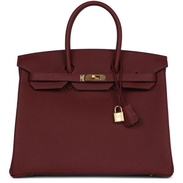 HERMÈS BIRKIN 35 ROUGE H TOGO GOLD HARDWARE