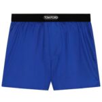 TOM FORD SILK BOXERS BLUE