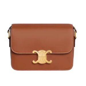CELINE TEEN TRIOMPHE BAG IN NATURAL CALFSKIN
