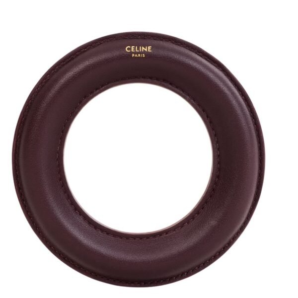 CELINE BANGLE IN LAMBSKIN TAN - Image 2