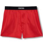 TOM FORD SILK BOXERS RED