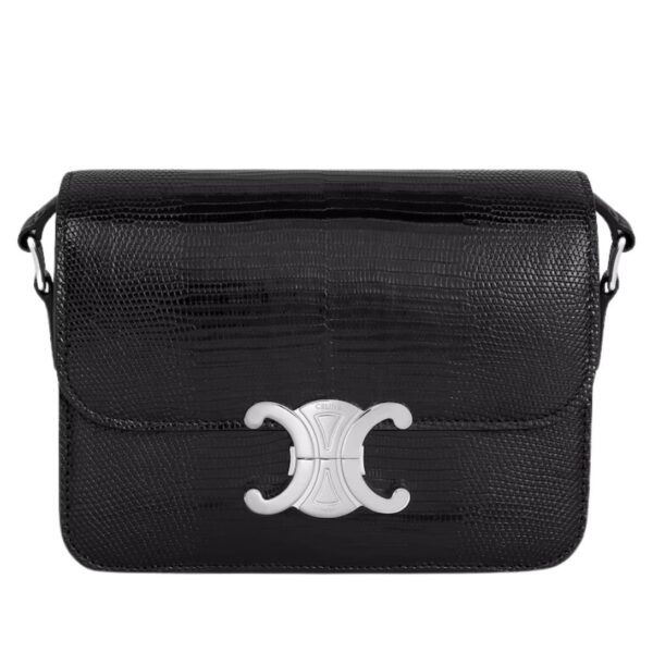 CELINE TEEN TRIOMPHE BAG IN LIZARD NATURAL - Image 2