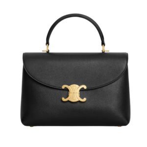 CELINE MEDIUM NINO BAG IN SUPPLE GRAINED CALFSKIN CAPPUCCINO