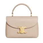 CELINE TEEN NINO BAG IN SUPPLE GRAINED CALFSKIN CAPPUCCINO