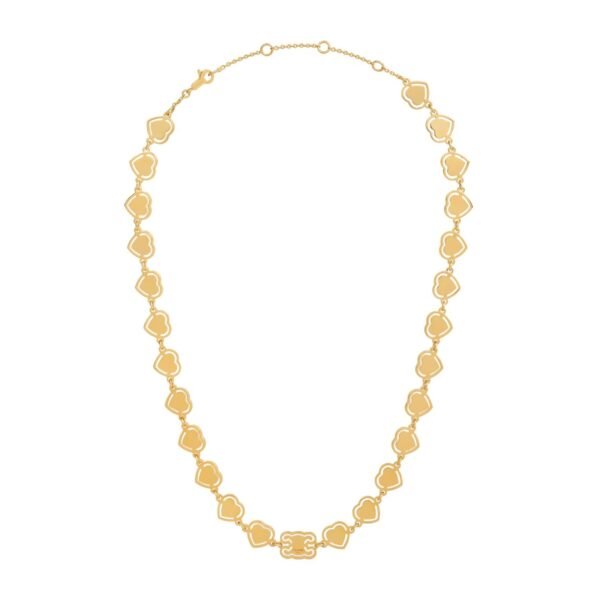 CŒUR CELINE NECKLACE IN BRASS WITH GOLD FINISH