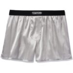 TOM FORD SILK BOXERS LIGHT GREY