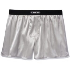 TOM FORD SILK BOXERS LIGHT GREY
