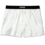 TOM FORD SILK BOXERS WHITE