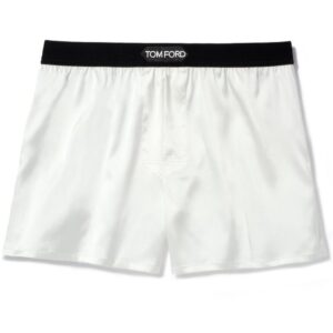 TOM FORD SILK BOXERS WHITE