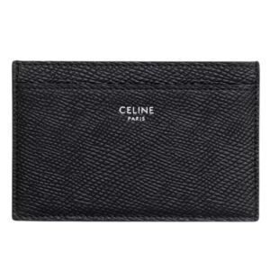 CELINE CARD HOLDER IN GRAINED CALFSKIN