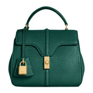 CELINE MINI 16 IN LIZARD PALE BEIGE