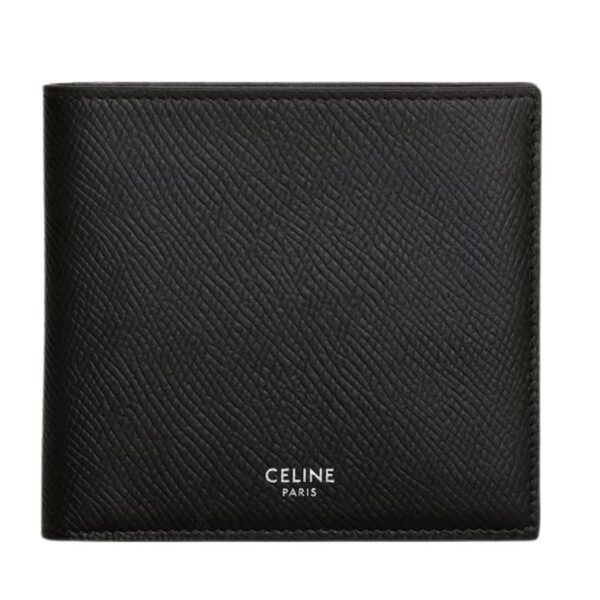 CELINE BI FOLD WALLET IN GRAINED CALFSKIN NAVY BLUE - Image 2