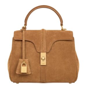 CELINE SMALL 16 BAG IN SUEDE CALFSKIN