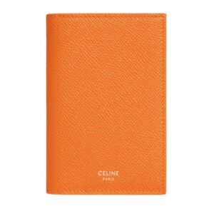 CELINE VERTICAL CARD HOLDER IN GRAINED CALFSKIN