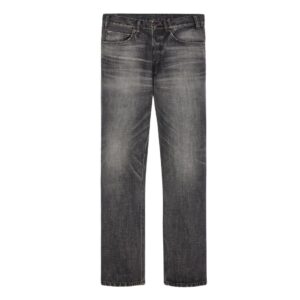 CELINE KURT JEANS IN MIROR INK WASH DENIM