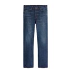 CELINE KURT JEANS IN INDIGO DARK STONE WASH DENIM