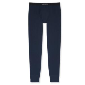 TOM FORD COTTON LONG JOHNS NAVY