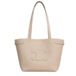 CELINE SMALL CABAS ANAÏS CUIR TRIOMPHE IN GRAINED CALFSKIN CAPPUCCINO