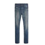 CELINE SKINNY JEANS IN TRAIL WASH DENIM
