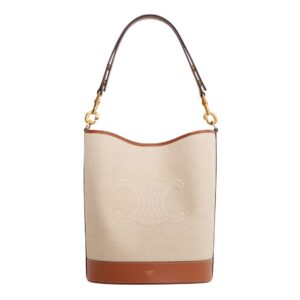 CELINE SAILOR BUCKET CUIR TRIOMPHE IN TEXTILE AND CALFSKIN