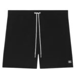 CELINE TRIOMPHE SWIM SHORTS IN NYLON BLACK