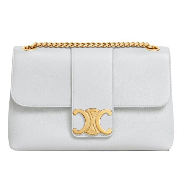 CELINE MEDIUM VICTOIRE BAG IN SUPPLE GRAINED CALFSKIN BROWN SEPIA - Image 2