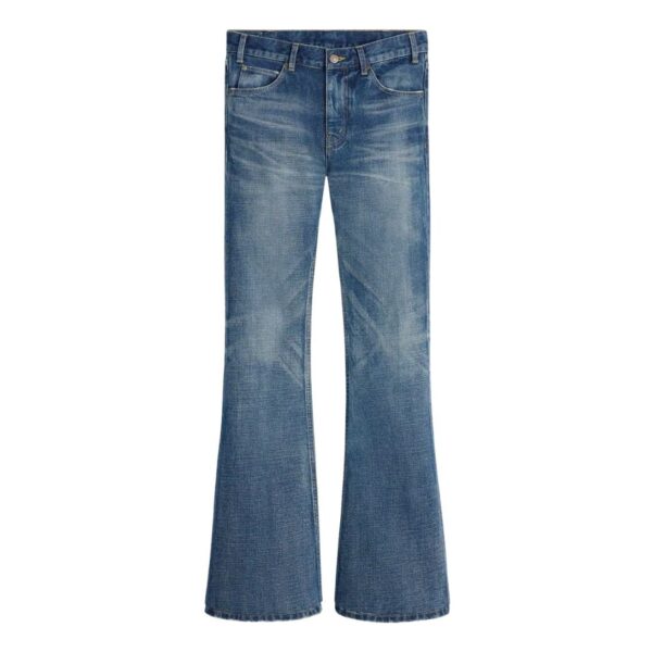 CELINE MARCO JEANS IN DARK UNION WASH DENIM