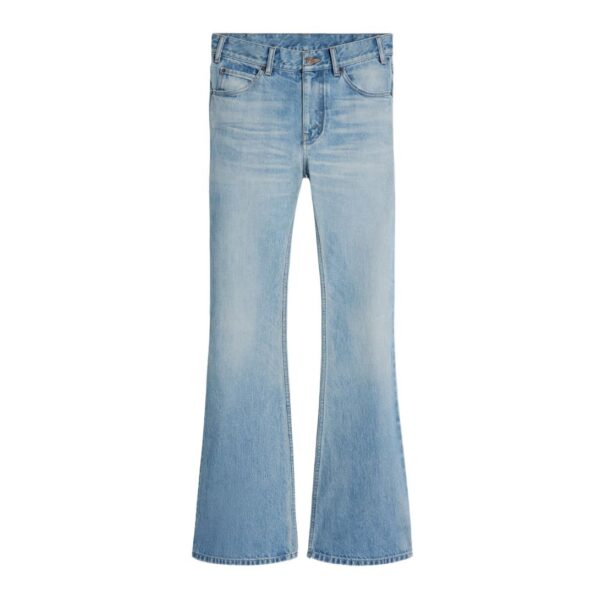 CELINE MARCO JEANS IN BLUE ECLIPSE WASH DENIM
