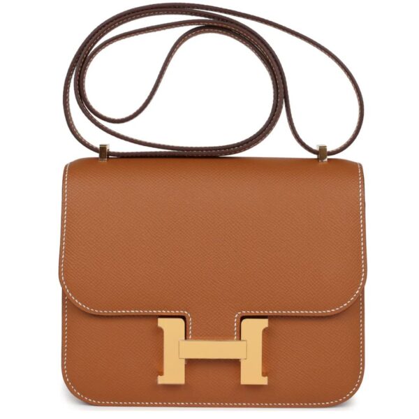 HERMÈS CONSTANCE 18 GOLD EPSOM GOLD HARDWARE