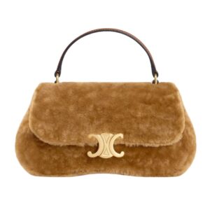 CELINE TEEN CELINE LOLA IN SHEARLING AND CALFSKIN