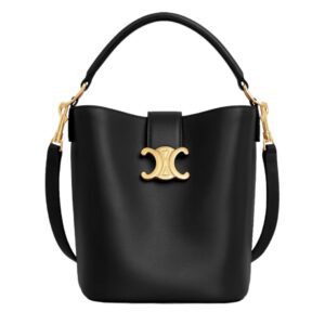 CELINE SMALL BUCKET LOUISE IN SMOOTH CALFSKIN BLACK