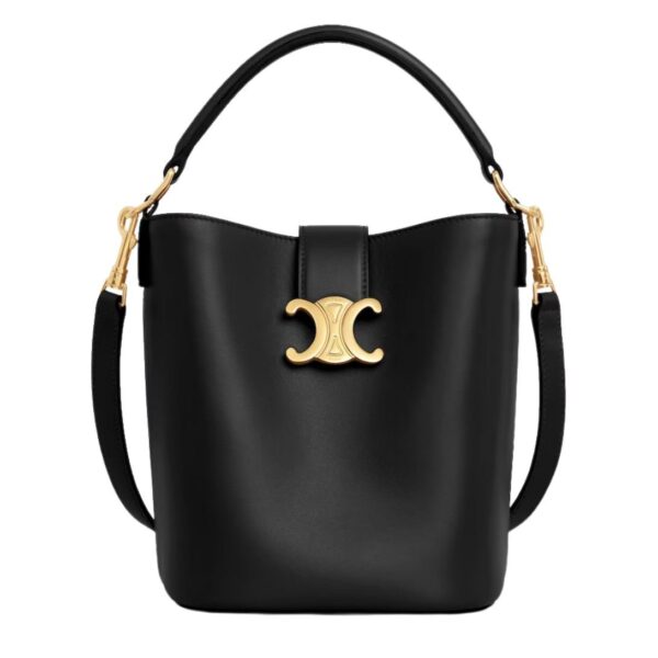 CELINE SMALL BUCKET LOUISE IN SMOOTH CALFSKIN BLACK