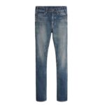 CELINE SKINNY JEANS IN TRAIL WASH DENIM