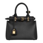 CELINE TEEN CONTI BAG IN SUPPLE GRAINED CALFSKIN BLACK