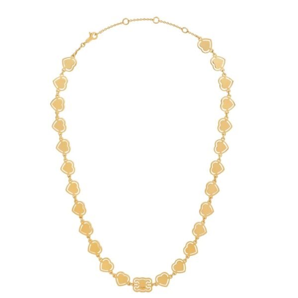CELINE CŒUR NECKLACE IN BRASS WITH GOLD FINISH