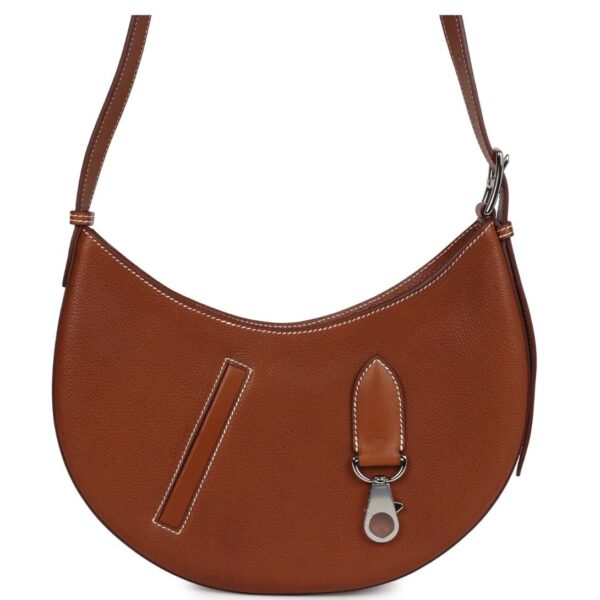 HERMÈS P'TIT ARCON BAG FAUVE BARENIA FAUBOURG PALLADIUM HARDWARE