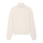 CELINE TRIOMPHE TURTLENECK SWEATER IN RIBBED WOOL
