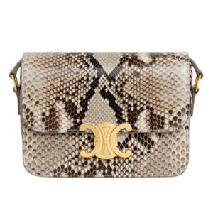 CELINE TEEN TRIOMPHE BAG IN PYTHON