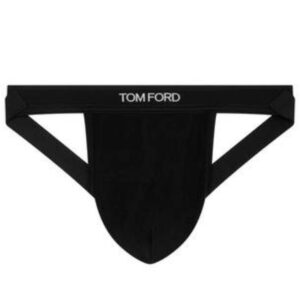 TOM FORD COTTON JOCK STRAP BLACK