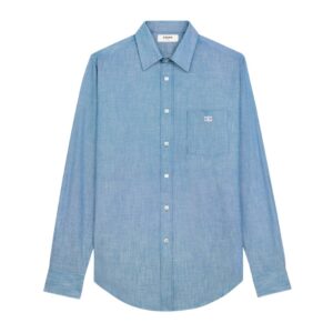 CELINE LOOSE SHIRT IN CHAMBRAY COTTON