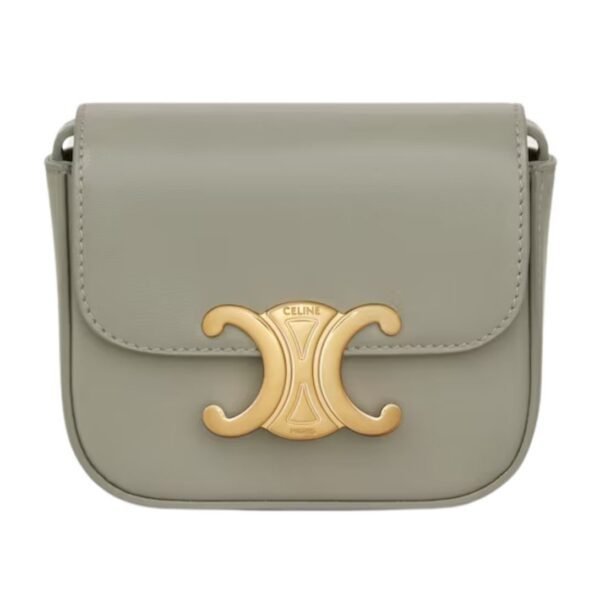 CELINE MINI CLAUDE IN SHINY CALFSKIN POOL - Image 2