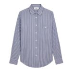 CELINE LOOSE SHIRT IN STRIPED COTTON