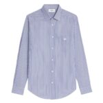 CELINE LOOSE SHIRT IN STRIPED COTTON