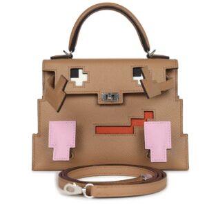 Hermès Quelle Idolle Picto Kelly Doll Chai Mauve Sylvestre Bleu Celeste Terre Battue Epsom Palladium Hardware