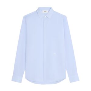 CELINE LOOSE SHIRT IN COTTON POPLIN CIEL
