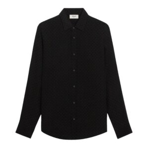 CELINE LOOSE SHIRT IN PRINTED CRÊPE DE CHINE