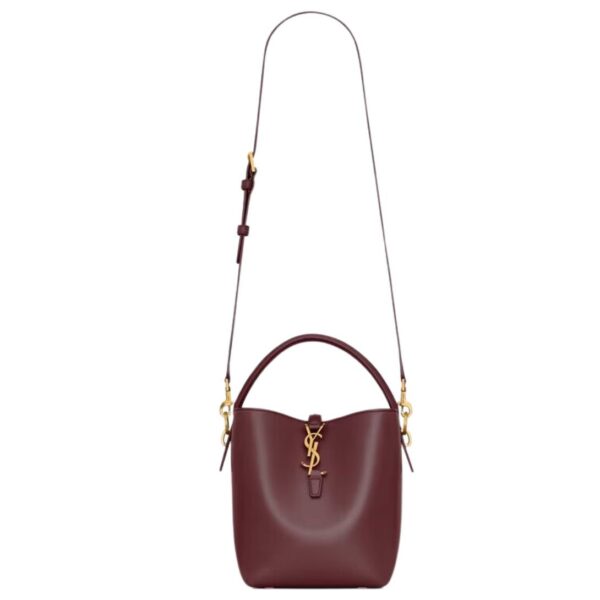SAINT LAURENT LE 37 SMALL IN SHINY LEATHER