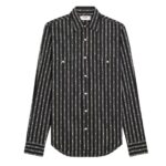 CELINE WESTERN SHIRT IN TRIOMPHE STRIPED COTTON